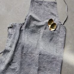 Nkuku Washed Grey Abeto Apron