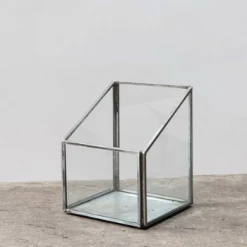 Nkuku Mini Asymmetric Cube Terrarium