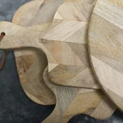 Nkuku Large Wooden Nalbari Chopping Board