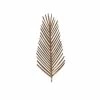 Nkuku Kiko Brass Foliage Artwork - Matt Brass
