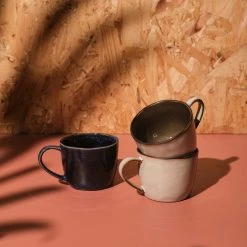 Nkuku Deep Blue Ceramic Coffee Mug