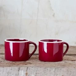 Nkuku Set of 2 Small Berry Datia Mug 4 Nkuku Set of 2 Small Berry Datia Mug