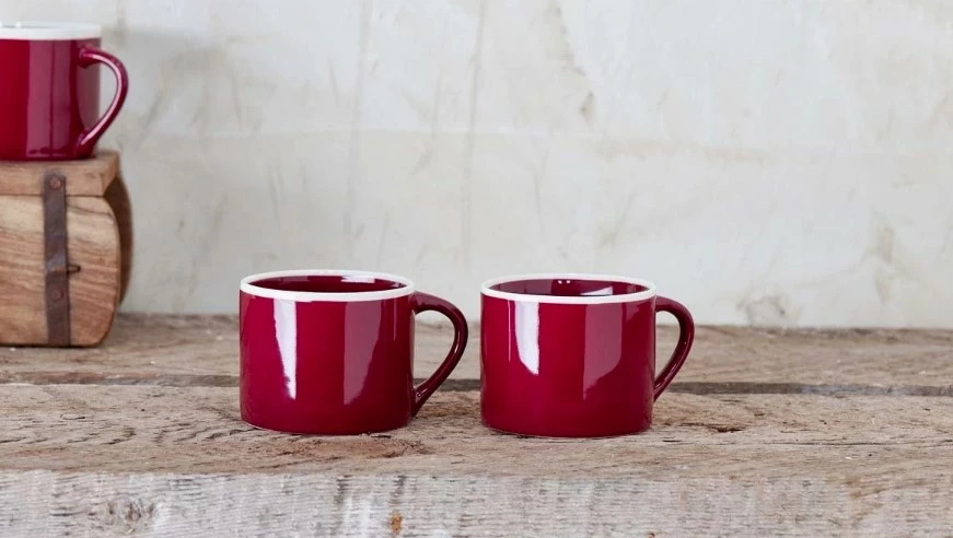 Nkuku Set of 2 Small Berry Datia Mug 2 Nkuku Set of 2 Small Berry Datia Mug