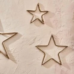 Nkuku Solid Brass Star Medium