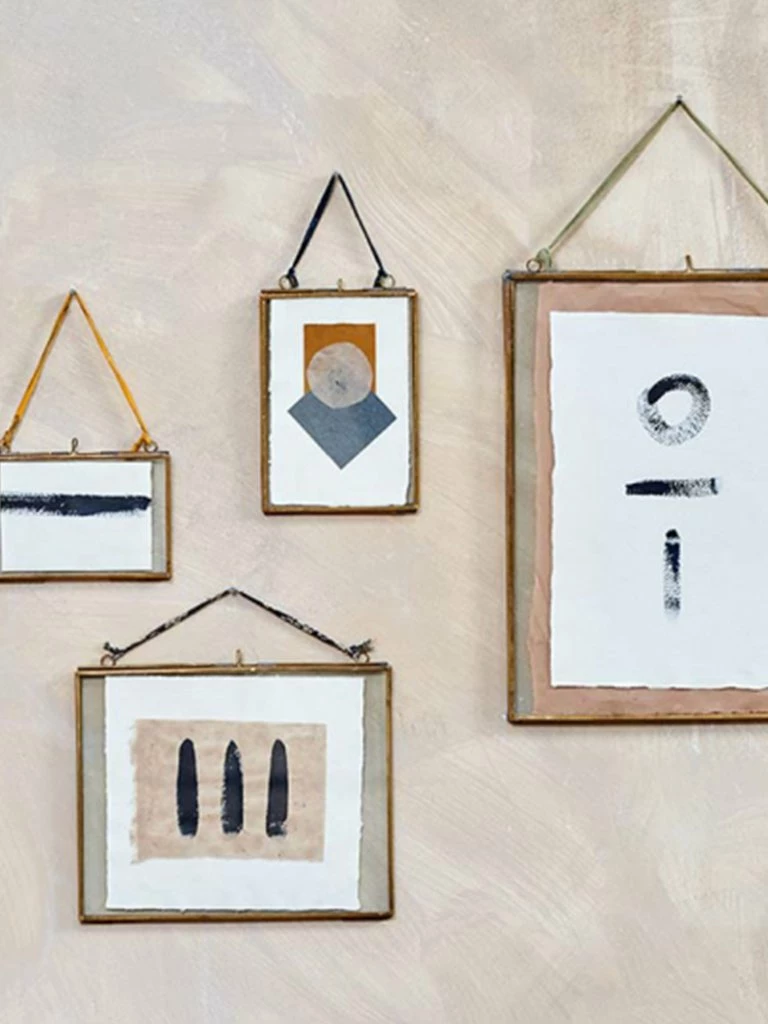 Nkuku Medium Landscape Frame In Antique Brass 3 Nkuku Medium Landscape Frame In Antique Brass