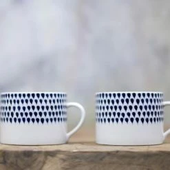 Nkuku Indigo Drop Ceramic Mug - Large 9 Nkuku Indigo Drop Ceramic Mug - Large