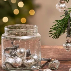 Nkuku Adisa Bauble Jar Antique Silver 5 Nkuku Adisa Bauble Jar Antique Silver