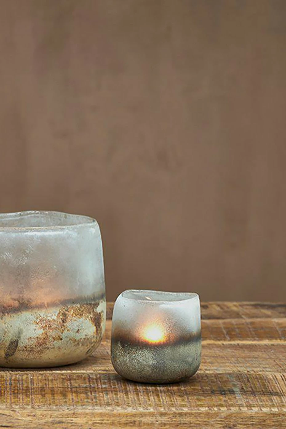 Nkuku Aged Smoke Ngolo T Light Small 1 Nkuku Aged Smoke Ngolo T Light Small