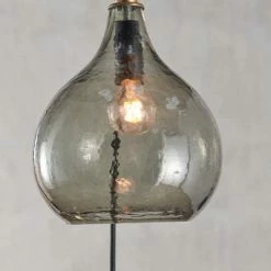 Nkuku Ziva Cluster Pendant Green Smoke