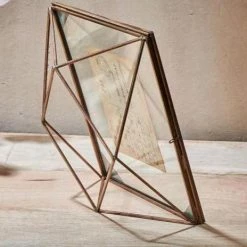 Nkuku Aged Antique Angles Frame 5 X 7