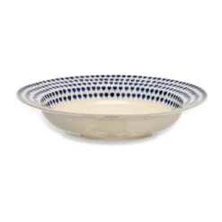 Nkuku Indigo Drop Pasta Bowl