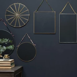 Nkuku Kiko Small Round Mirror Antique Brass 4 Nkuku Kiko Small Round Mirror Antique Brass