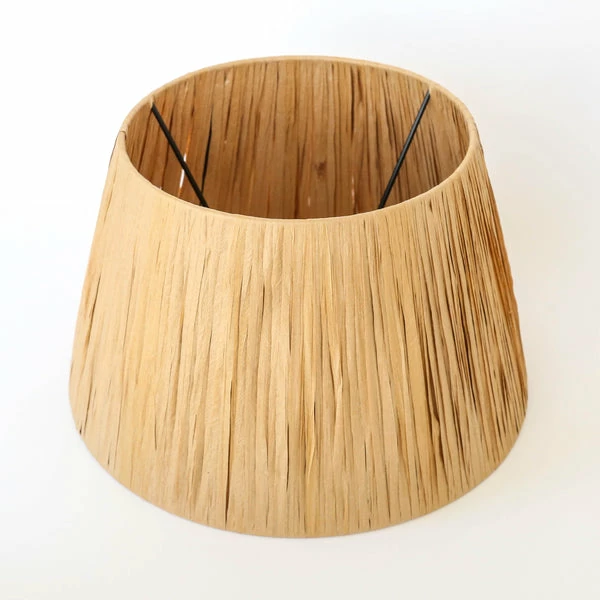 Nkuku Sandesh Raffia Lampshade - Medium 1 Nkuku Sandesh Raffia Lampshade - Medium