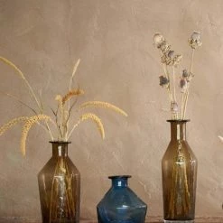 Nkuku Zaani Indigo Glass Vase Small