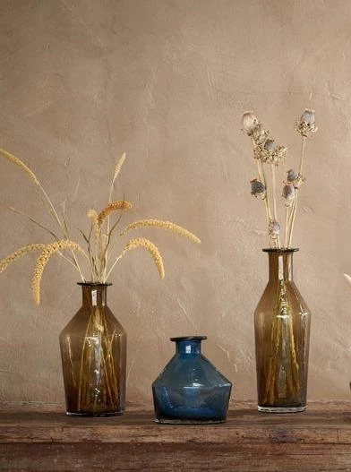 Nkuku Zaani Indigo Glass Vase Small 1 Nkuku Zaani Indigo Glass Vase Small