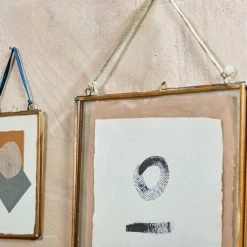 Nkuku Brass Kiko Frame Portrait 4 X 6