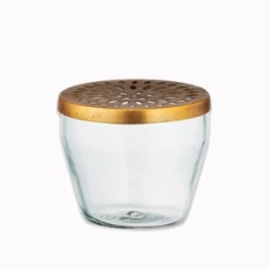 Nkuku Ramla Vase With Lid - Tapered