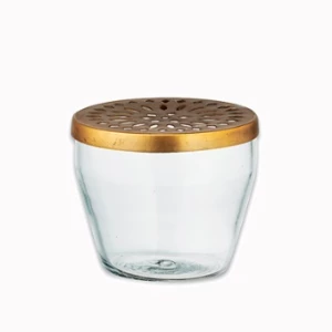 Nkuku Ramla Vase With Lid - Tapered 1 Nkuku Ramla Vase With Lid - Tapered