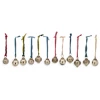 Nkuku Dew Drop Baubles - Antique Gold - Set of 12