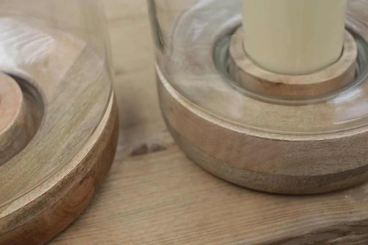 Nkuku Small Idha Tapered Hurricane Lantern 6 Nkuku Small Idha Tapered Hurricane Lantern