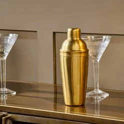 Nkuku Rahuri Brass Cocktail Shaker