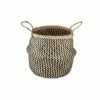 Nkuku Small Ekuri Basket - Black & Natural