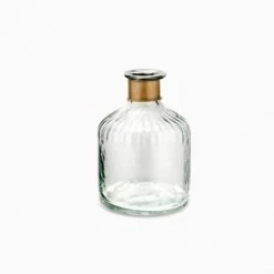 Nkuku Chara Hammered Decorative Bottle