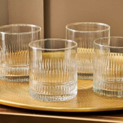 Nkuku Clear Mila Tumbler Glasses - Set of 4