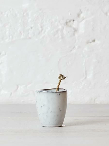 Nkuku Antique Brass Snail Spoon 1 Nkuku Antique Brass Snail Spoon