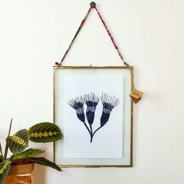 Nkuku Extra Large Antique Brass Kiko Frame 36 x 29 cm - Portrait 2 Nkuku Extra Large Antique Brass Kiko Frame 36 x 29 cm - Portrait