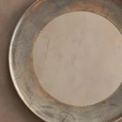 Nkuku Yakira Anitque Brass Mirror Large