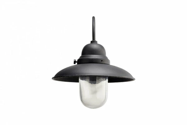 Nkuku Phena Outdoor Swan Neck Metal Wall Lamp - Antique Black 2 Nkuku Phena Outdoor Swan Neck Metal Wall Lamp - Antique Black