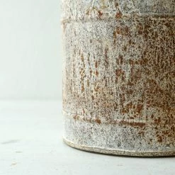 Nkuku Abari Aged Zinc Pot - Large