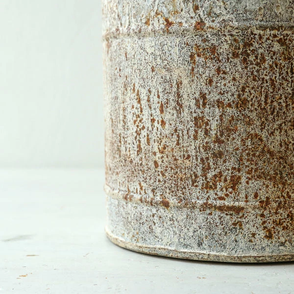 Nkuku Abari Aged Zinc Pot - Large 1 Nkuku Abari Aged Zinc Pot - Large