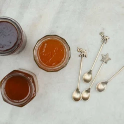 Nkuku Star Brass Teaspoon - Set of 2 Gift Set 5 Nkuku Star Brass Teaspoon - Set of 2 Gift Set