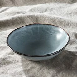 Nkuku Dusty Blue Malia Bowl - One Size