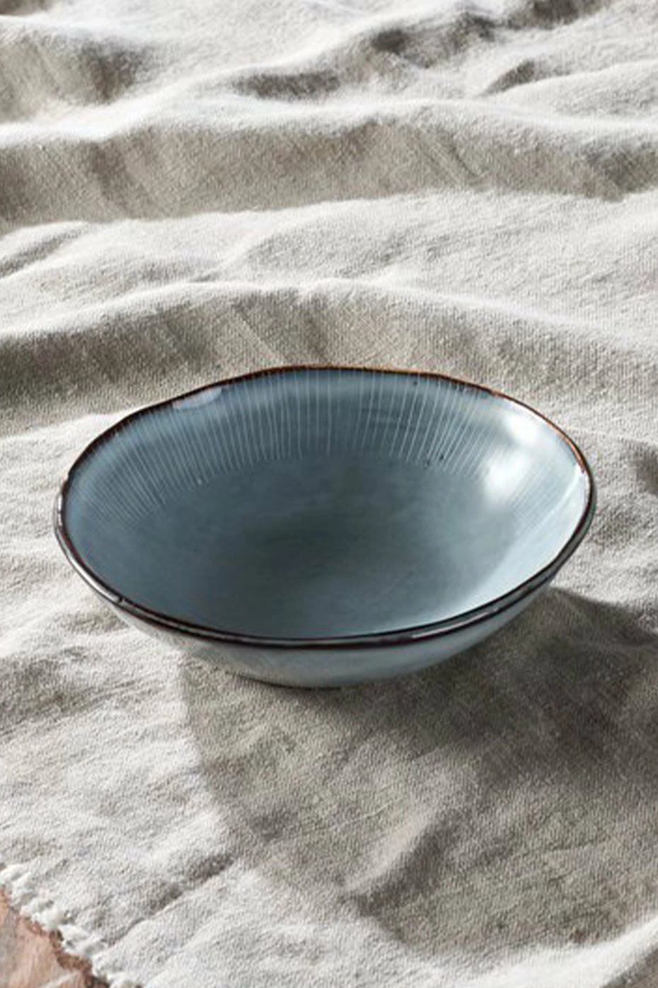 Nkuku Dusty Blue Malia Bowl - One Size 1 Nkuku Dusty Blue Malia Bowl - One Size