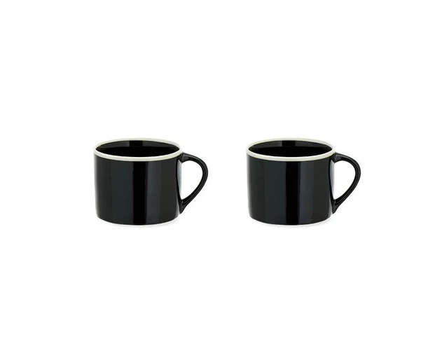 Nkuku Datia Small Mug Black Set Of Two 1 Nkuku Datia Small Mug Black Set Of Two
