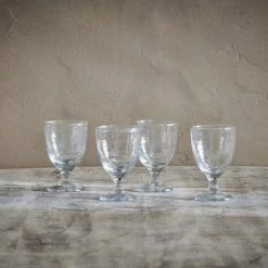 Nkuku Yala Hammered Wine Glasses 3 Nkuku Yala Hammered Wine Glasses