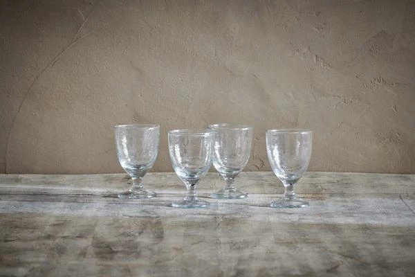 Nkuku Yala Hammered Wine Glasses 2 Nkuku Yala Hammered Wine Glasses