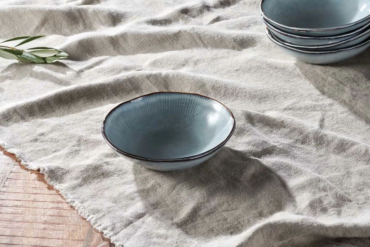 Nkuku Dusty Blue Malia Bowl 2 Nkuku Dusty Blue Malia Bowl