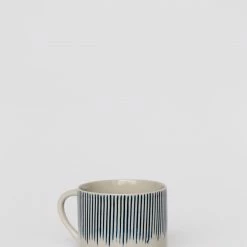 Nkuku Navy & White Striped Mug
