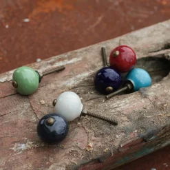 Nkuku Navy Blue Ceramic Kitu Knob 3 Nkuku Navy Blue Ceramic Kitu Knob