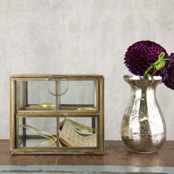 Nkuku Antique Brass Bequai Compartment Box or Jewellery Box 2 Nkuku Antique Brass Bequai Compartment Box or Jewellery Box