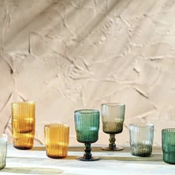 Nkuku Amber Fali Tumblers Set Of 4