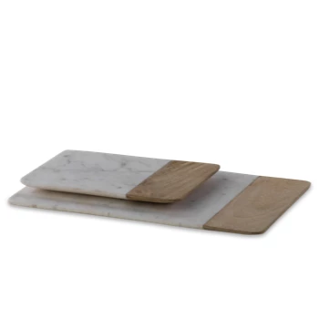 Nkuku Bwari Long Marble and Mangowood Board - Small 3 Nkuku Bwari Long Marble and Mangowood Board - Small