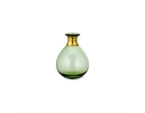 Nkuku Miza Mini Glass Vase Green 1 Nkuku Miza Mini Glass Vase Green