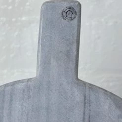 Nkuku Bwari Round Small Marble Board Grey