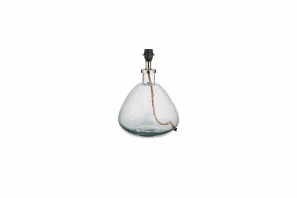 Nkuku Baba Glass Lamp - Clear Glass 2 Nkuku Baba Glass Lamp - Clear Glass