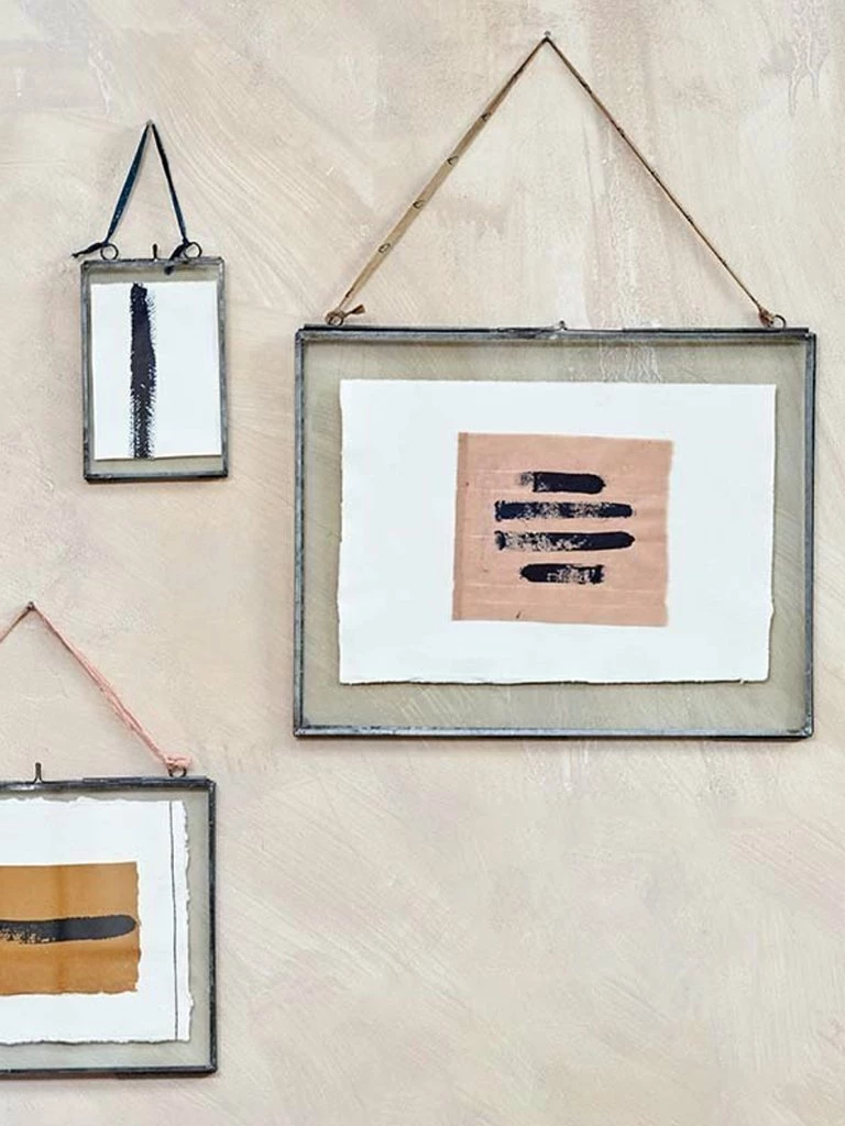 Nkuku Kiko Small Landscape Frame In Zinc 1 Nkuku Kiko Small Landscape Frame In Zinc